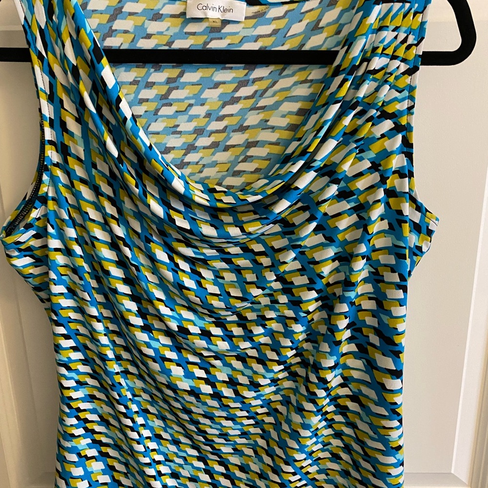 Calvin Klein sleeveless blouse